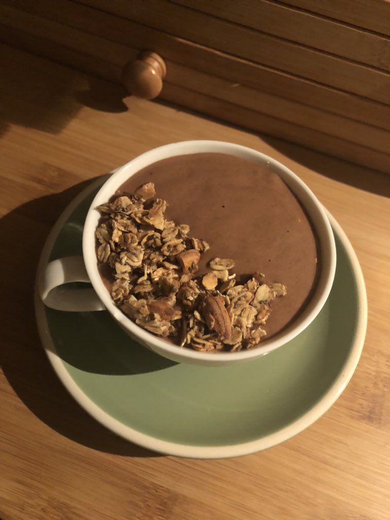 from_stem's tweet photo. Pb chocolate nice cream🍫🌱  #تجمع_النباتيين_العرب https://t.co/udsaGRSAXp