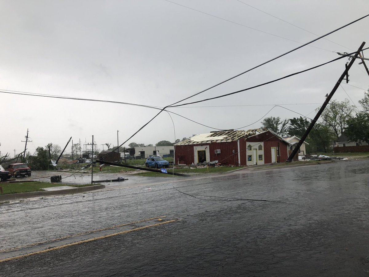 Some pictures of the damage in Franklin