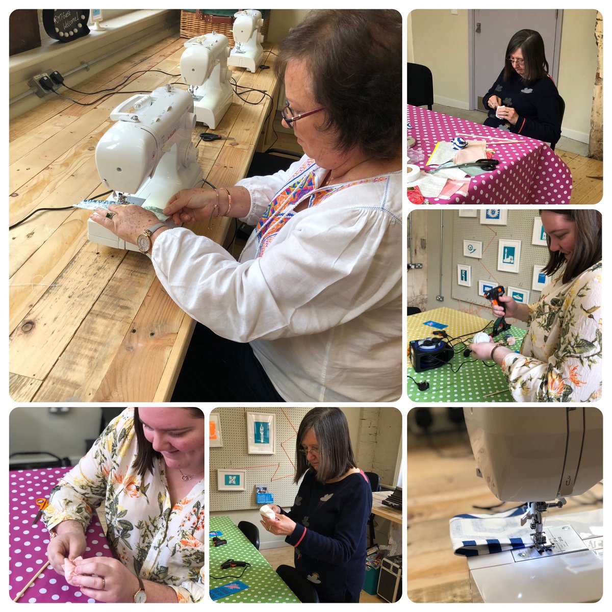 Today’s Saturday session @TheHiveJQ great location, great atmosphere, great company, great results ♻️💚💐
 #tulipmaking #thehivesaturdaysessions #recycle #reuse #createwiththecreatives #textileworkshop #craftworkshop