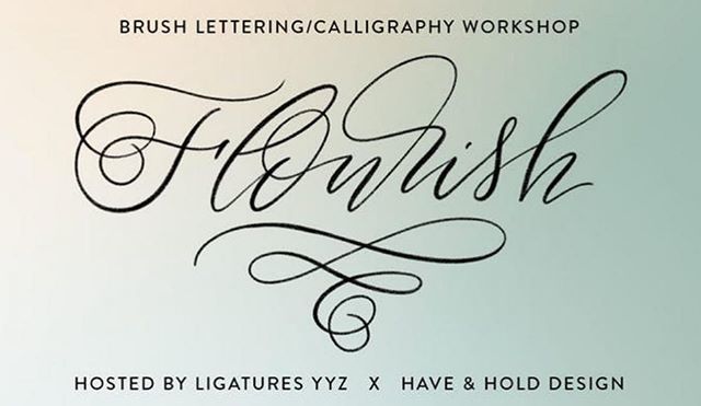 We’re excited to announce our intermediate lettering workshop with @haveandholddesign ! First up: Flourishes! Join us for an afternoon of learning the processes in creating these beautiful additions. For more information or to sign up, click the link in … bit.ly/2XbhN9r