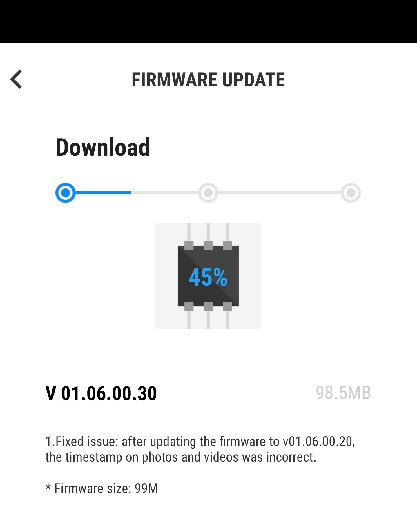 The latest DJI Osmo Pocket firmware update