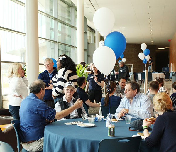 PennStateLaw's tweet photo. Happy #BlueWhiteWeekend, Penn State! Thanks to all who joined us for our #PennStateLaw tailgate! #GoState https://t.co/JEGrdbERse