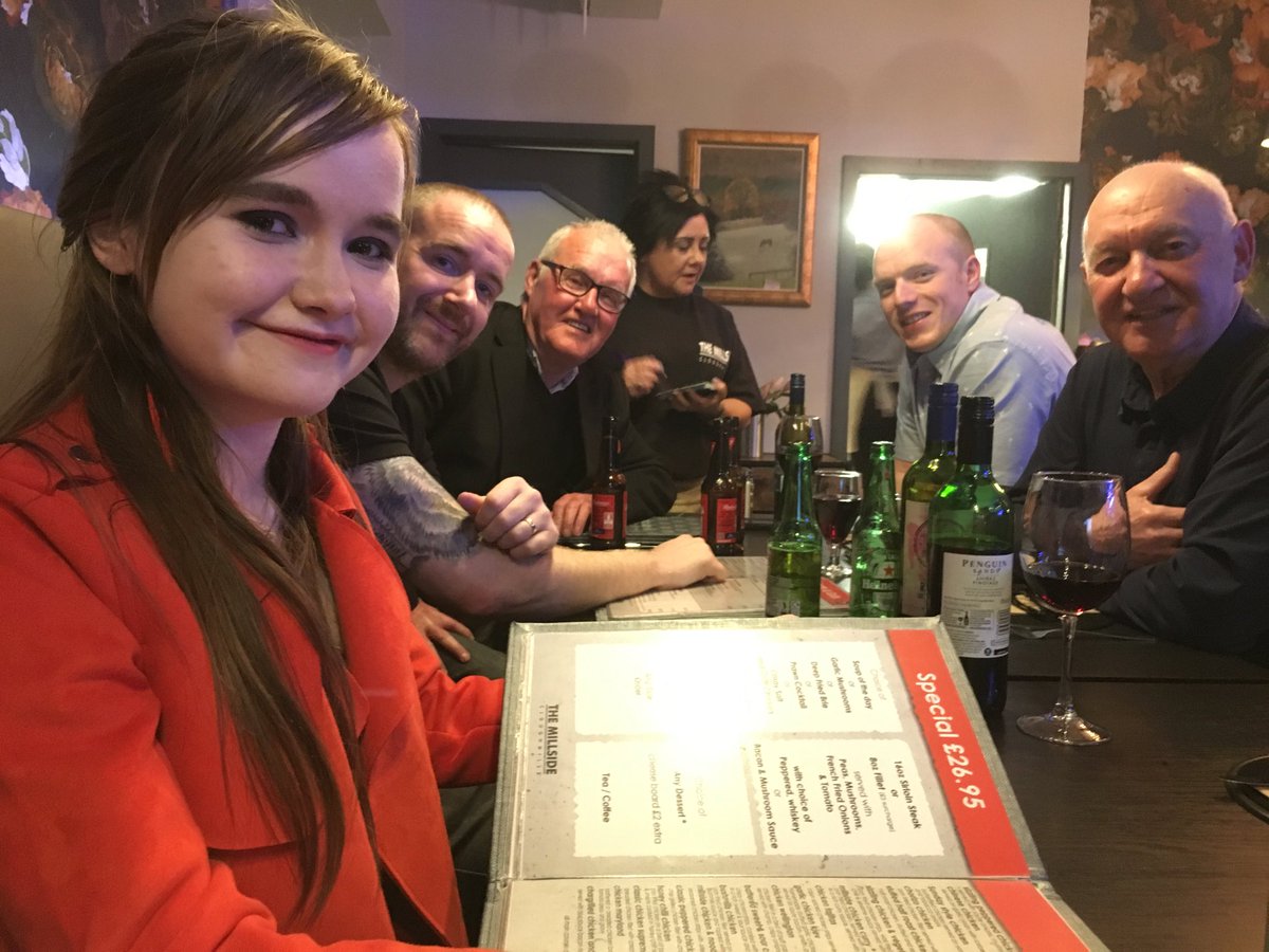KMcAuleyPhoto's tweet photo. Cream of the crop #Millside #cloughmills out on the town great food β¦@andy12_xβ© @smalltown88β© β¦@ckilpatrick6β© β¦@NevinFarrellβ© #kevinontour #ballycastle #bigturkey https://t.co/M3A0kGfBKb
