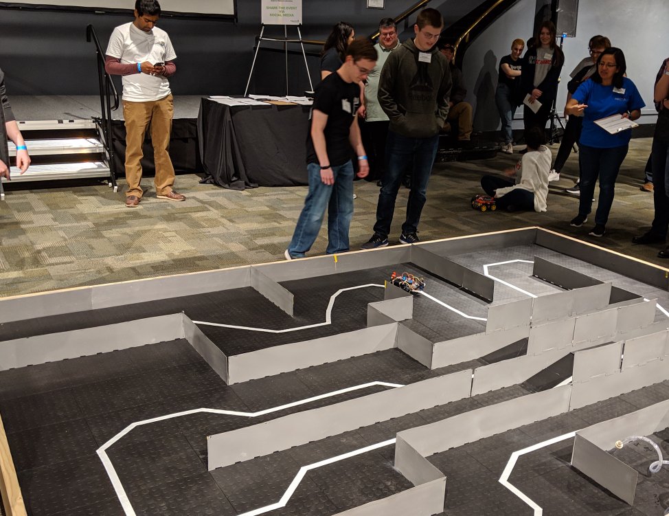 WestSciGuy's tweet photo. WestSTEM competes at the Argonne National Lab Autonomous Vehicle Competition. Well done team. Amazing work!!! @argonne #sucess4west #WestSTEM https://t.co/DEa8jRXUDr