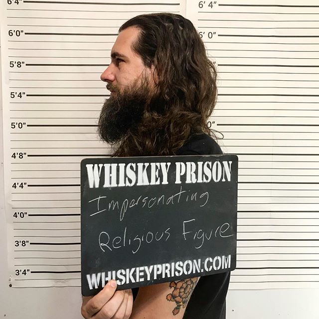 slaughterwrites's tweet photo. Visiting one of my favorite distilleries today, @southerngracenc, I finally got caught. 📷: @taydadams. #bourbon #whiskey #whiskeyprison #getslaughtered https://t.co/OW83Mn2rL3