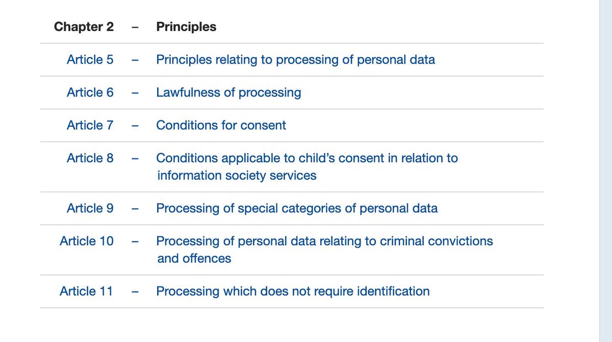 Bis3300Mu's tweet photo. These are principles and regulations from the European Union's GDPR 2018 that regulate the use of personal data on social media #BISwk15 https://t.co/JgnCKriyFr