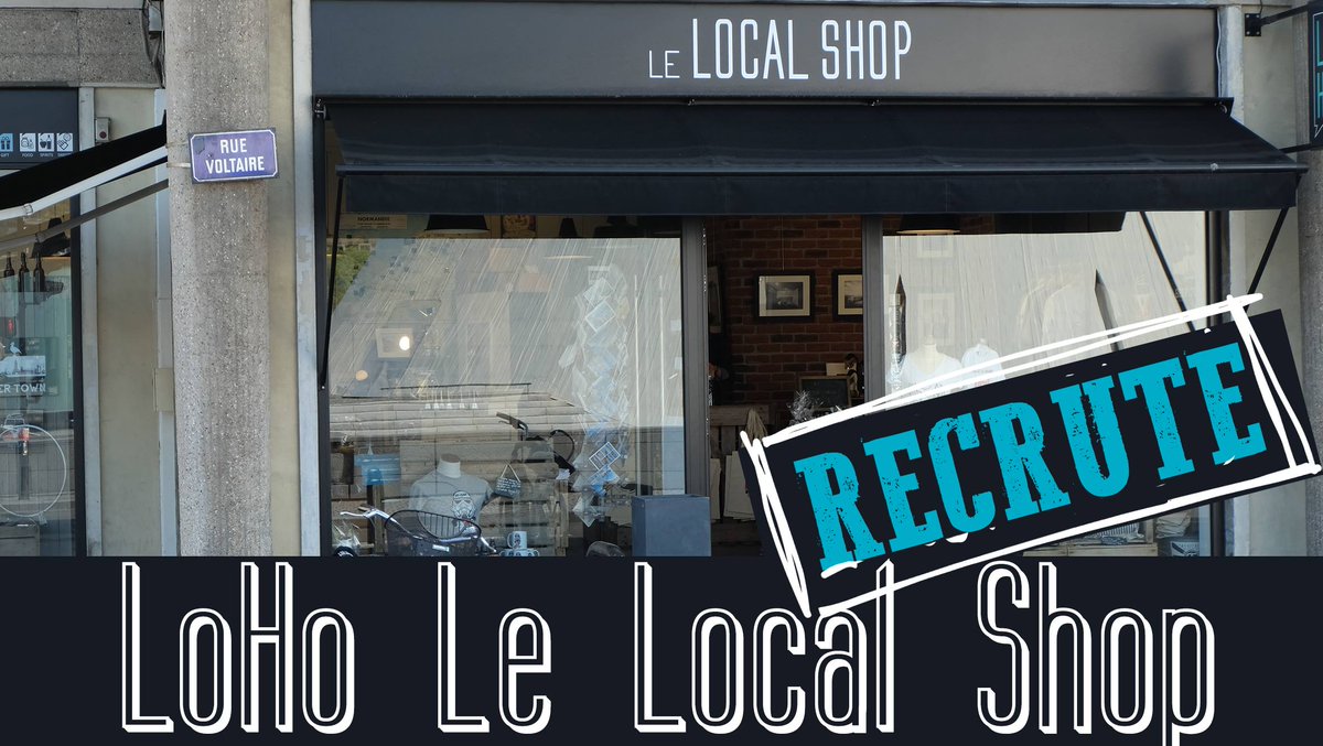 LeLocalShop's tweet photo. Le Local Shop recrute ! Plus d'infos sur: https://t.co/7vZhzyeSDq
#lehavre #lh #lelocalshop #loho #Job https://t.co/Y4JkK4iRtF