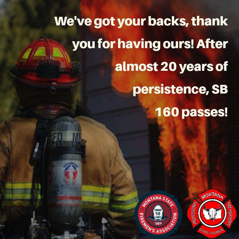 Next stop...<a href="/GovernorBullock/">Steve Bullock</a> desk. 

Thank you everyone for your hard work and support. 

<a href="/mcconnell_nate/">Nate McConnell</a> <a href="/MTaflcio/">Montana AFL-CIO</a> @MThousedems <a href="/MTSenateGOP/">Montana Senate Republicans</a> <a href="/MTHouseGOP/">Montana House Republicans</a> @MTSenDems2019 
<a href="/7thdistrictIAFF/">International Association Firefighters 7th Dist.</a> @IAFFNewsDesk 

#carryonwarrior #sb160 #presumptiveillness