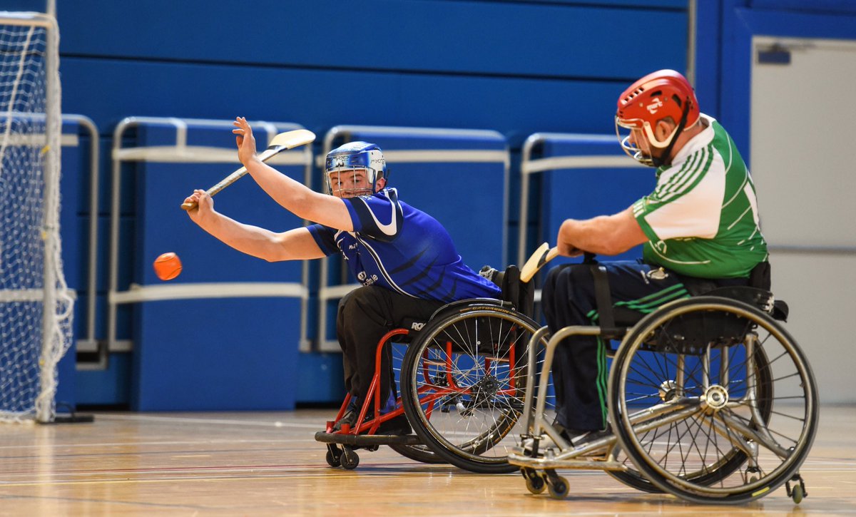 Today also saw Round 1 of the M Donnelly Inter Provincial Wheelchair Hurling League take place.

Our Leinster side beat Connacht 6-1, Ulster 3-1 and Munster 3-2 to end the day unbeaten. Well done all!

#Games4All #WheelchairHurling