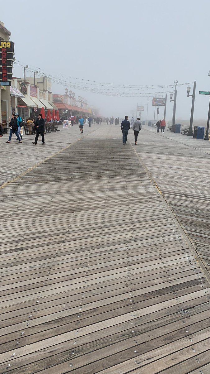 Foggy day on the boardwalk but it’s my favorite weather to walk in! #DoAC #Atlanticcity #NJ NewJersey #casino #Gambling #Jerseyshore #Nightlife #party #shorepoints #ACNJ #Boardwalk #AC #Restaurants #Hotspots #NJspots #beachlife #downattheshore #lifebythesea #lifeinatlanticcity