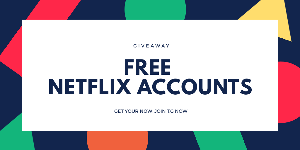 Get Free netflix account by join retweet and get chance to win netflix account!

Join T.G t.me/lulzsec_team

#netflix #giveaway #art #series #strangerthings #movie #tv #memes #movie #film #meme #youtube #marvel #f #dog #l #edit #funny #netflixbrasil #netflixmovies #cinema