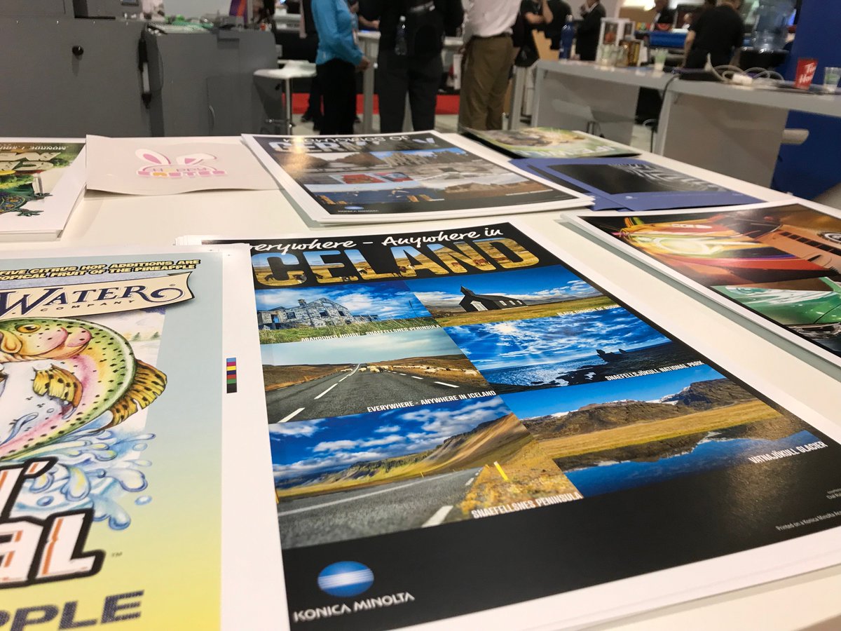 KonicaMinoltaCA's tweet photo. That’s a wrap on #GraphicsCanada2019! We would like to thank everyone that came out to the show and stopped by Konica Minolta’s booth. See everyone next time! https://t.co/nK93XoaUUg