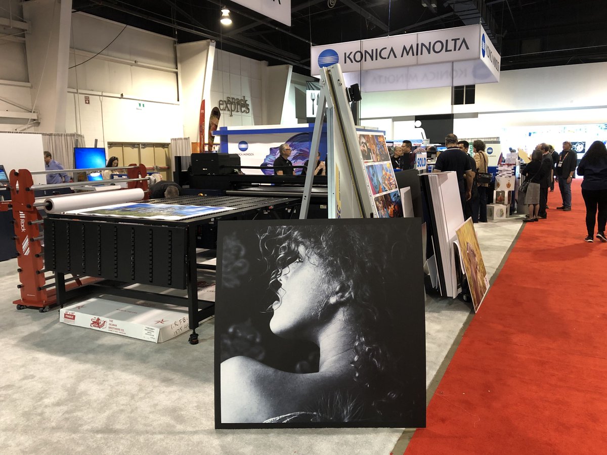 KonicaMinoltaCA's tweet photo. That’s a wrap on #GraphicsCanada2019! We would like to thank everyone that came out to the show and stopped by Konica Minolta’s booth. See everyone next time! https://t.co/nK93XoaUUg