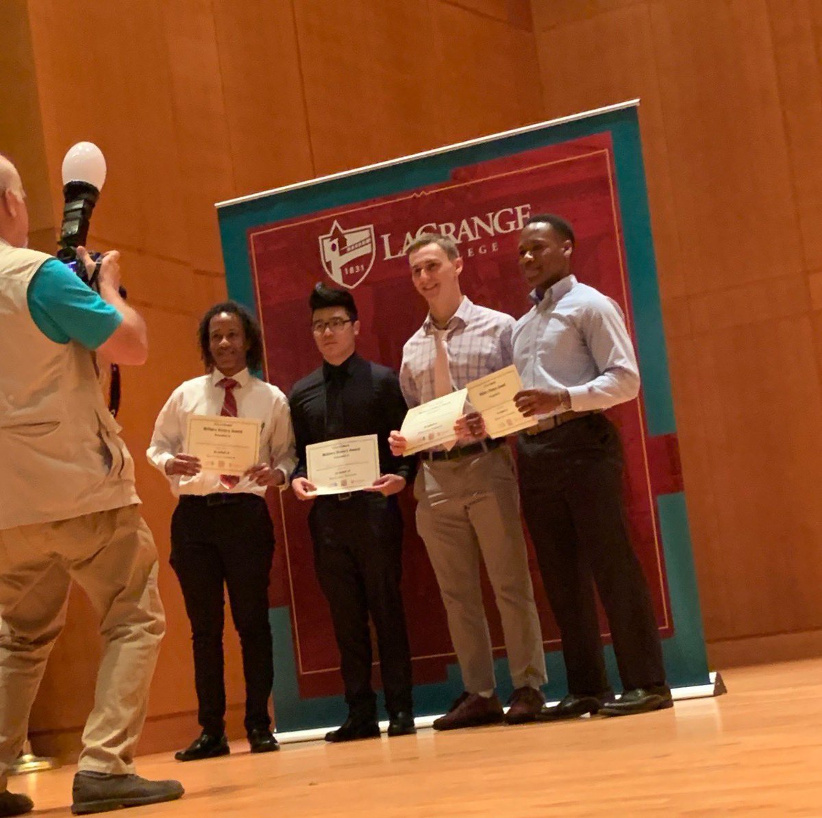 beckryck's tweet photo. Off to a great start! Edward Jones Military History Award for SCHS Ethan Toone, Jason Davis, Brian Nguyen, Stokely Dennis - The Triumph and Tragedy of Vietnam Refugees ⁦@fcboe⁩ ⁦@sandycreekyb⁩ #NHD https://t.co/VB90gVX5mm
