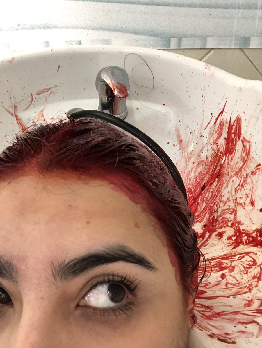 MissBxdWolf_'s tweet photo. Not sure if I’m getting a makeover or I’m being slaughtered by the girls... Either way is fine by me 🤷🏻‍♀️ 

#Makeover #RedHairRules 🤘❤️ https://t.co/wFMD9xwFSN