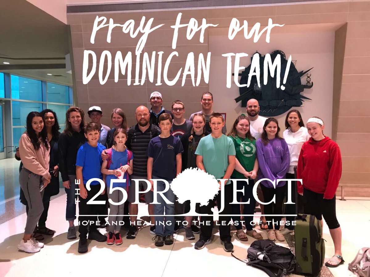 25Projectorg's tweet photo. Our Team is traveling to the Dominican Republic! 
Please pray for them this week &amp; God to move greatly!

#25Projectorg #Lovewell #DominicanRepublic https://t.co/Zo2APA9IAZ