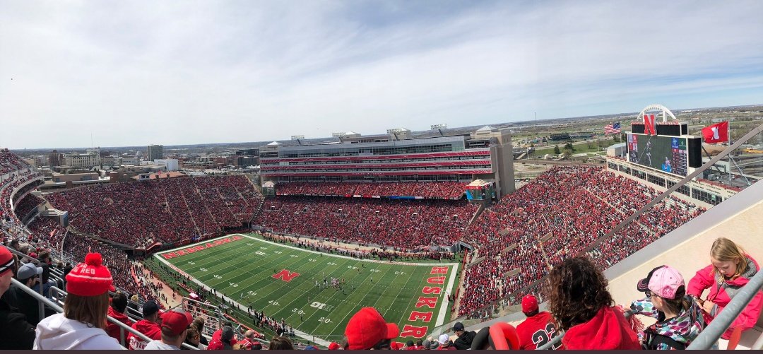 Views from CFB Spring Games at LSU, FSU, South Carolina, and Nebraska.

One of these is not like the other: