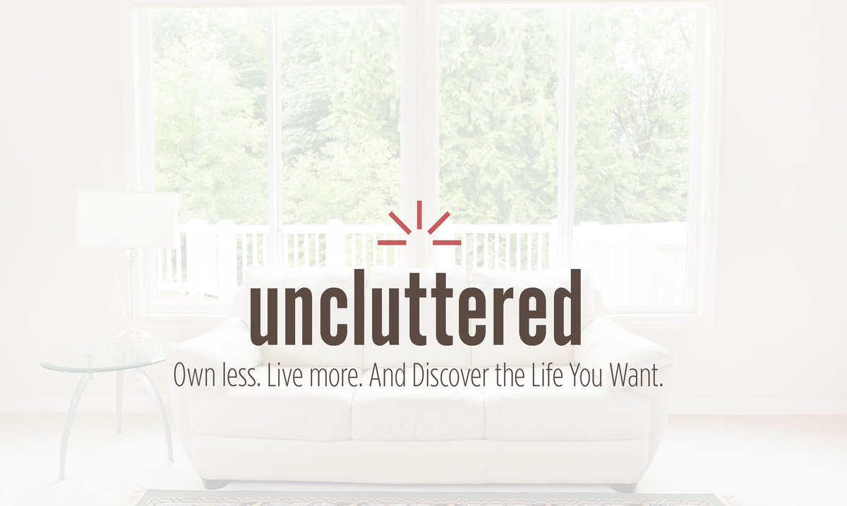 SmallishBlog's tweet image. Uncluttered is a 12-week online course designed intentionally to help you own less, live more, and discover the life you’ve always wanted.  If you need that jump-start to help you find peace and focus under the piles of stuff, THIS IS IT.  Register here: ow.ly/wYOo30ooFFD