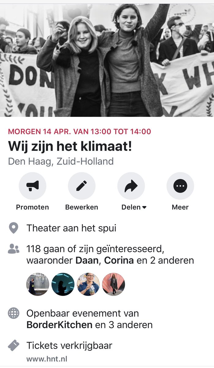borderkitchen's tweet photo. Dit belooft heel leerzaam én leuk te worden: morgenmiddag in Theater aan het Spui in Den Haag. Er zijn nog kaartjes! #borderkitchen #wijzijnhetklimaat https://t.co/F7aVrdry1S