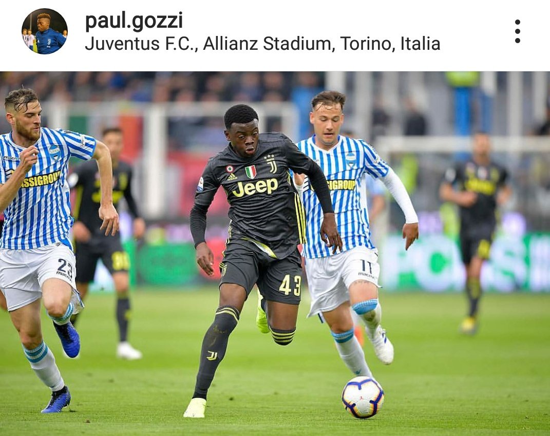 bianconeribra's tweet image. Paolo #Gozzi: "Feliz pela estreia na Serie A desde o primeiro minuto 🙌"

O zagueiro da Juventus Primavera tem apenas 17 anos e foi titular com o time principal em #SPALJuve 👏👏👏⚫️⚪️