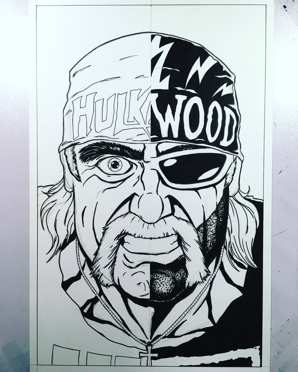 Wrestling Hulk Hogan Coloring Pages - Coloring and Drawing