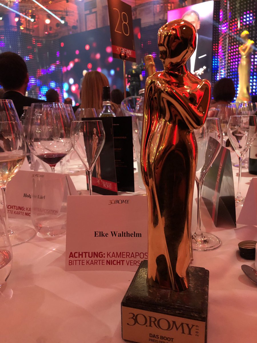 Wow - after winning „Die goldene Kamera” and „Romy“ for the #SkyOriginalProduction “Der Pass”, we are super proud to also win the „Romy“ for the #SkyOriginalProduction “Das Boot” - both series are available exclusively on Sky Deutschland GmbH!