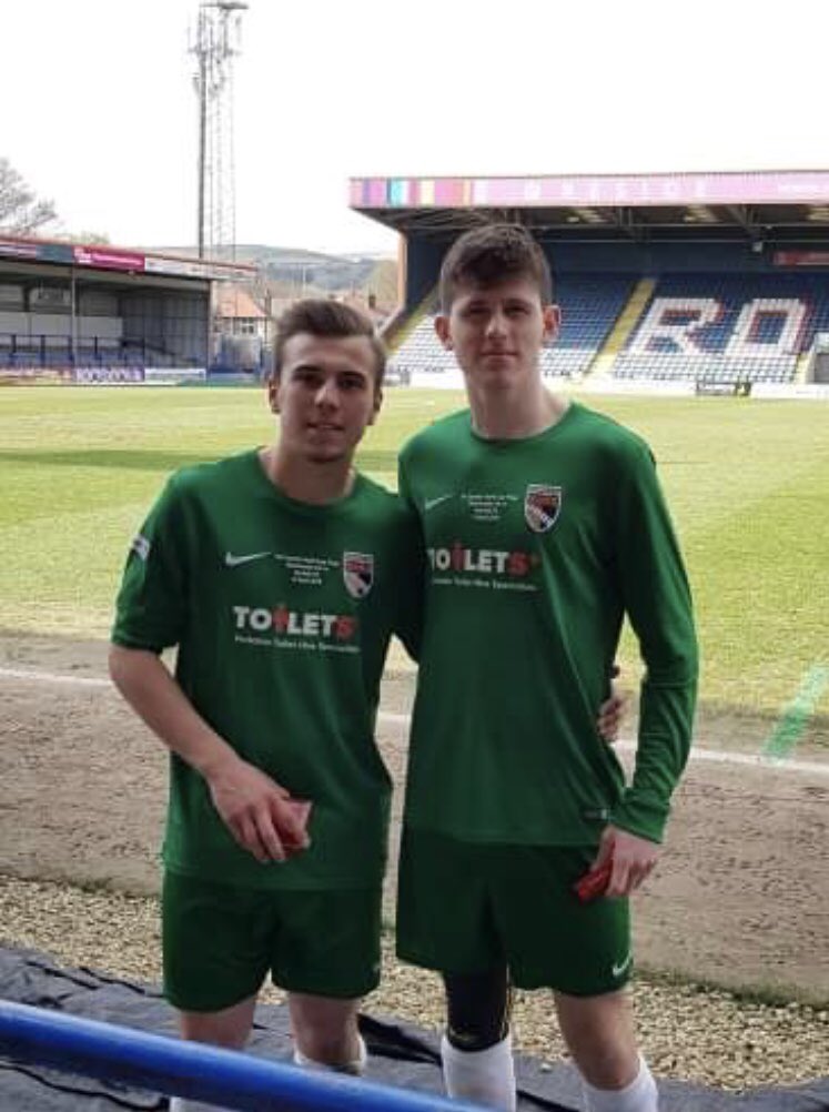 MaxLane1234's tweet photo. 2 years ago: playing on Long Stratton High School playing fields with @JamesBemrose2
Today: Playing at a 10,000+ capacity stadium in the FA County youth cup final with him.
Not the result we wanted but showed great team spirit, accompanied by great support ⚽️💚 https://t.co/v2n8vw4rAk