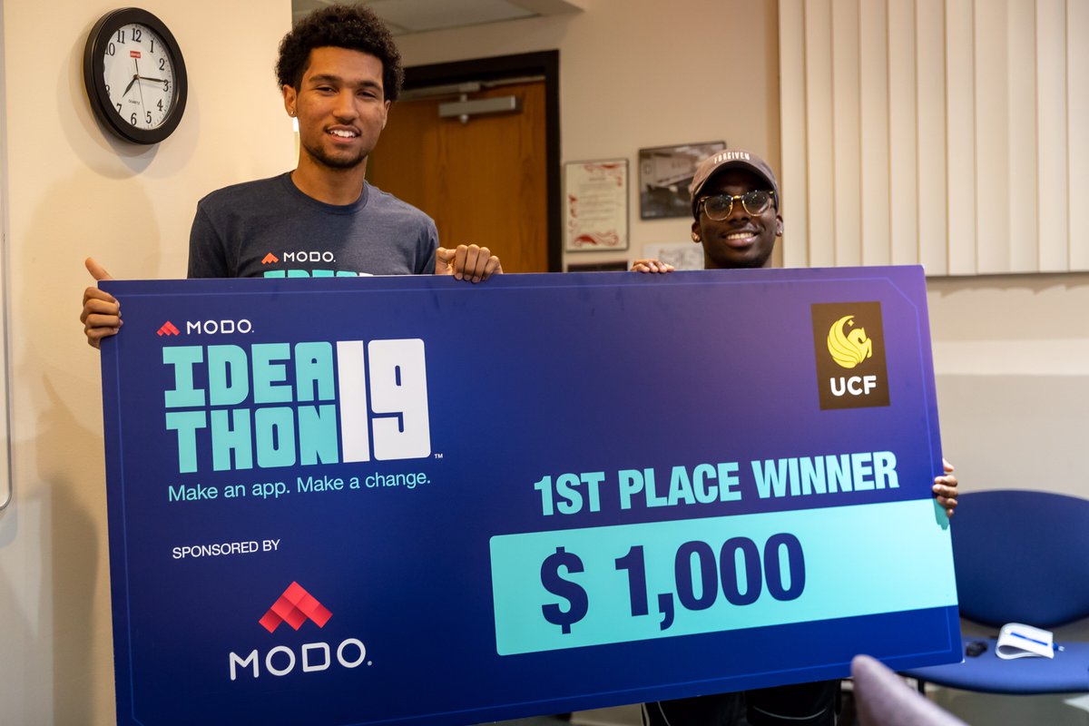 ucfmobile's tweet image. Congratulations Team Biscotti for winning the 2019 @modolabs #ideathon with their app to promote mental health at @UCF. Good luck at the national competition!