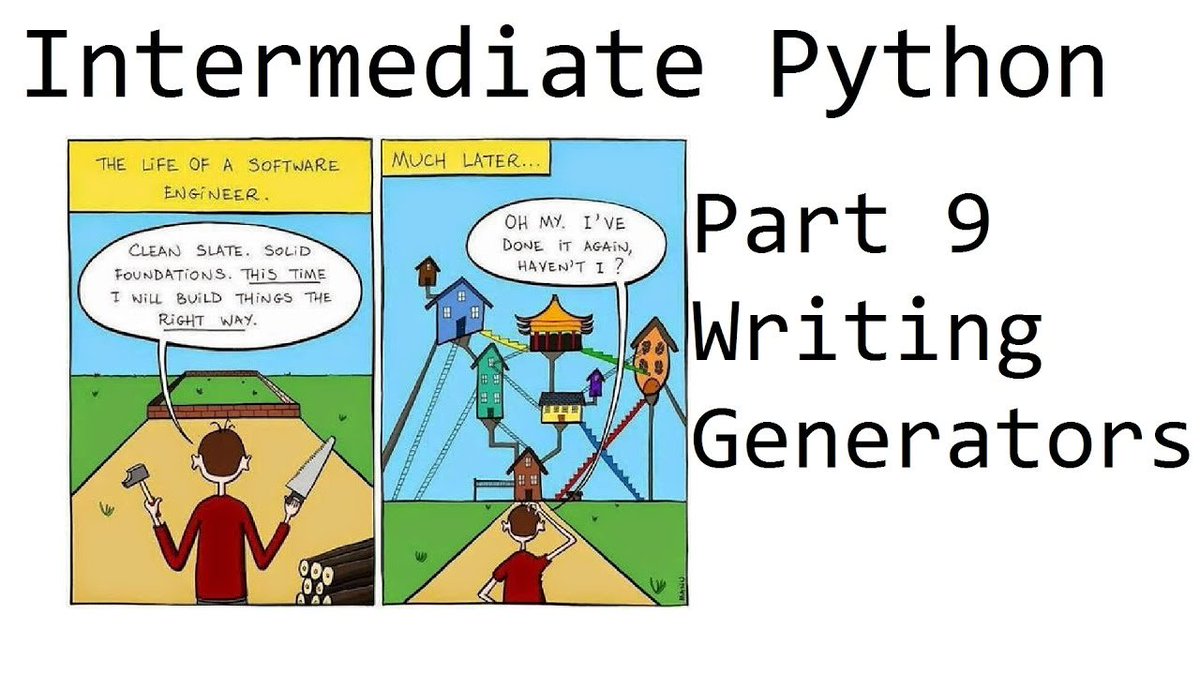 heyAmJoe's tweet image. #PythonGenerators and their lazy evaluation is such an appreciated feature. (num for num in range(10**1000000)) works ok!
yield 'Thank U' 🤓
#DataScience #PythonNewbie