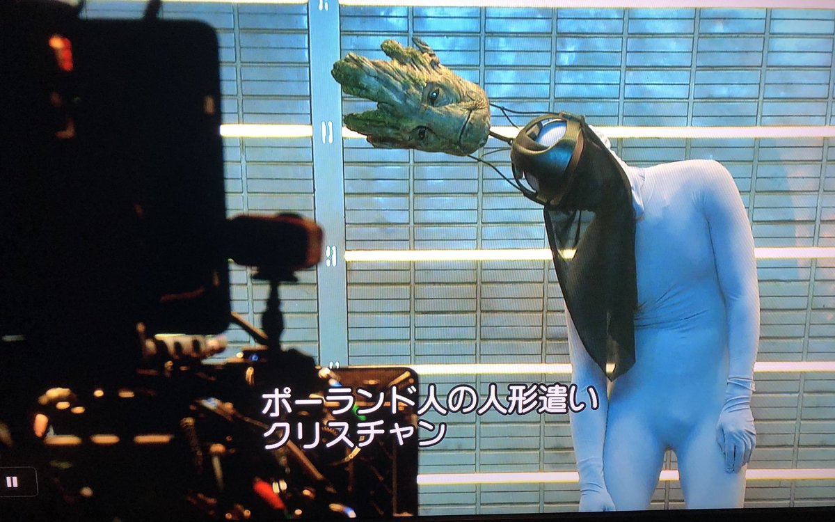 ガーディアンオブギャラクシーのメイキング見てるけど衝撃w 役者の目線合わせるのに コジロー 3d屋のイラスト