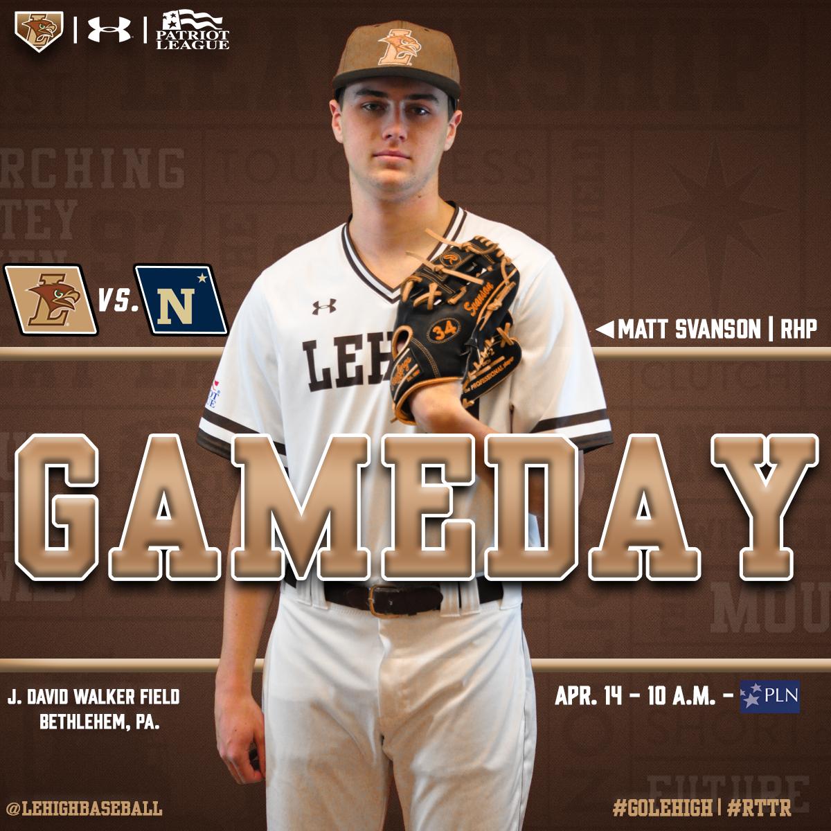 LehighBaseball's tweet photo. #GAMEDAY ⚾ Up and at 'em! 🍳 ☕ The Mountain Hawks close out the series today with Navy in a morning game at 10 a.m. Lehigh looks to get back on track in Patriot League play against the Midshipmen. Come out to Walker Field or watch PLN: https://t.co/MDd3H8IR9s. #GoLehigh #RTTR https://t.co/GAgnAnkbTp