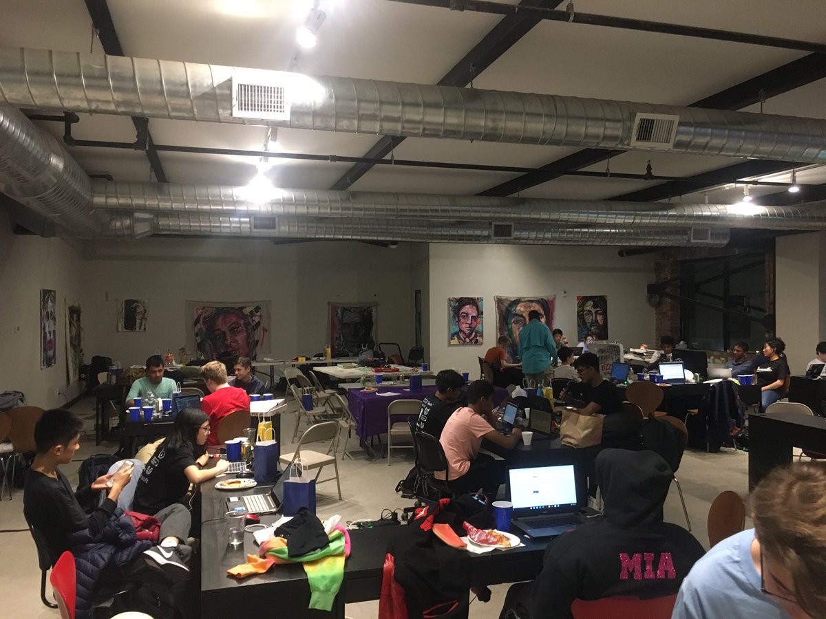 BushXGenerator's tweet image. The talent at this @TechHackss Hackathon is unreal! These kids are the future.