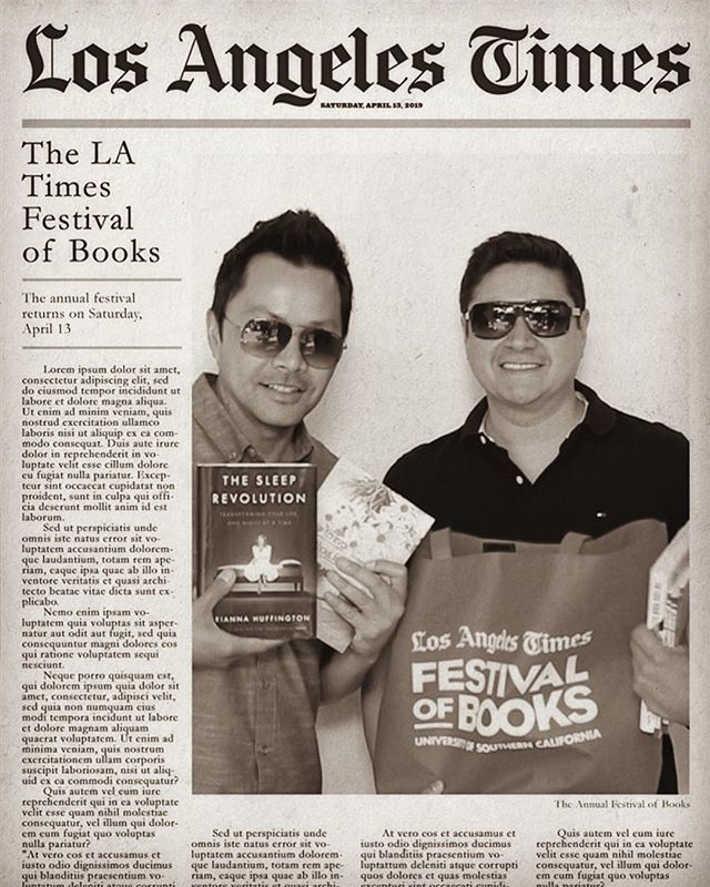 NewsCruz's tweet photo. Robert Santos and Luis Cruz were among the thousands of people who came out to enjoy the @latimes Festival of Books 😂 #Bookfest #latimesfestivalofbooks #latimesevents #NewsCruz https://t.co/BL7lQECRxQ https://t.co/wHl75bpJa0