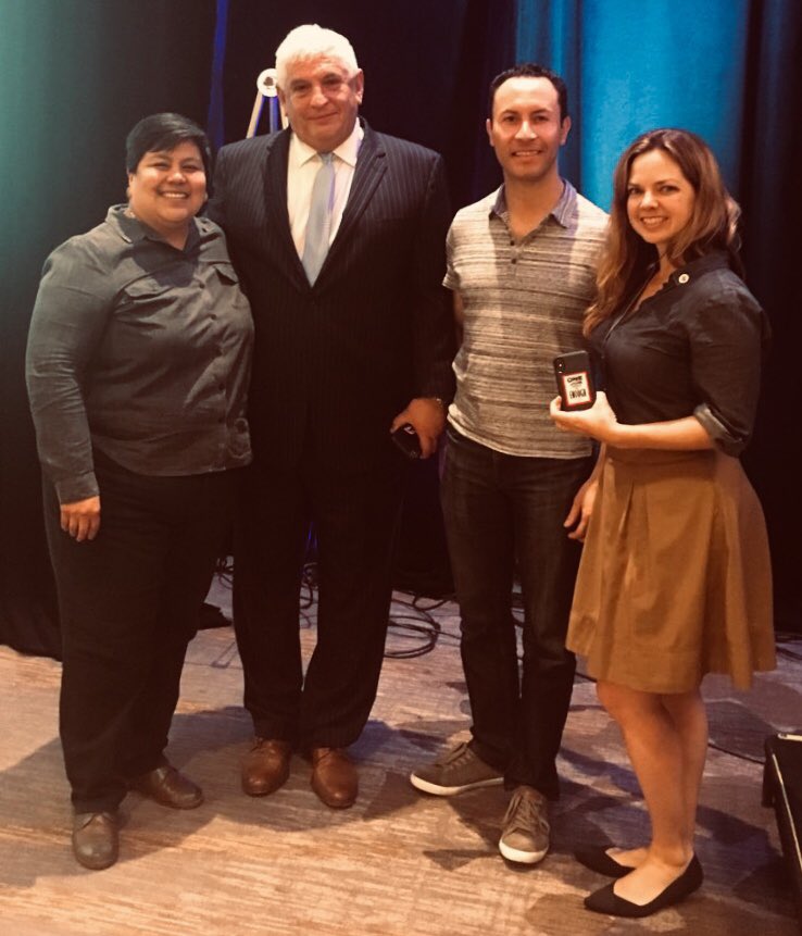 SANDAG's tweet photo. Great discussion today with @portofsandiego Commissioner Rafael Castellanos, @CityofSanDiego Council President Georgette GΓ³mez, & @IBEW569 Political Director Gretchen Newsom on the need to build a transportation system that provides choices for all San Diegans. #PLASummit2019 https://t.co/Ghhlh2V4za