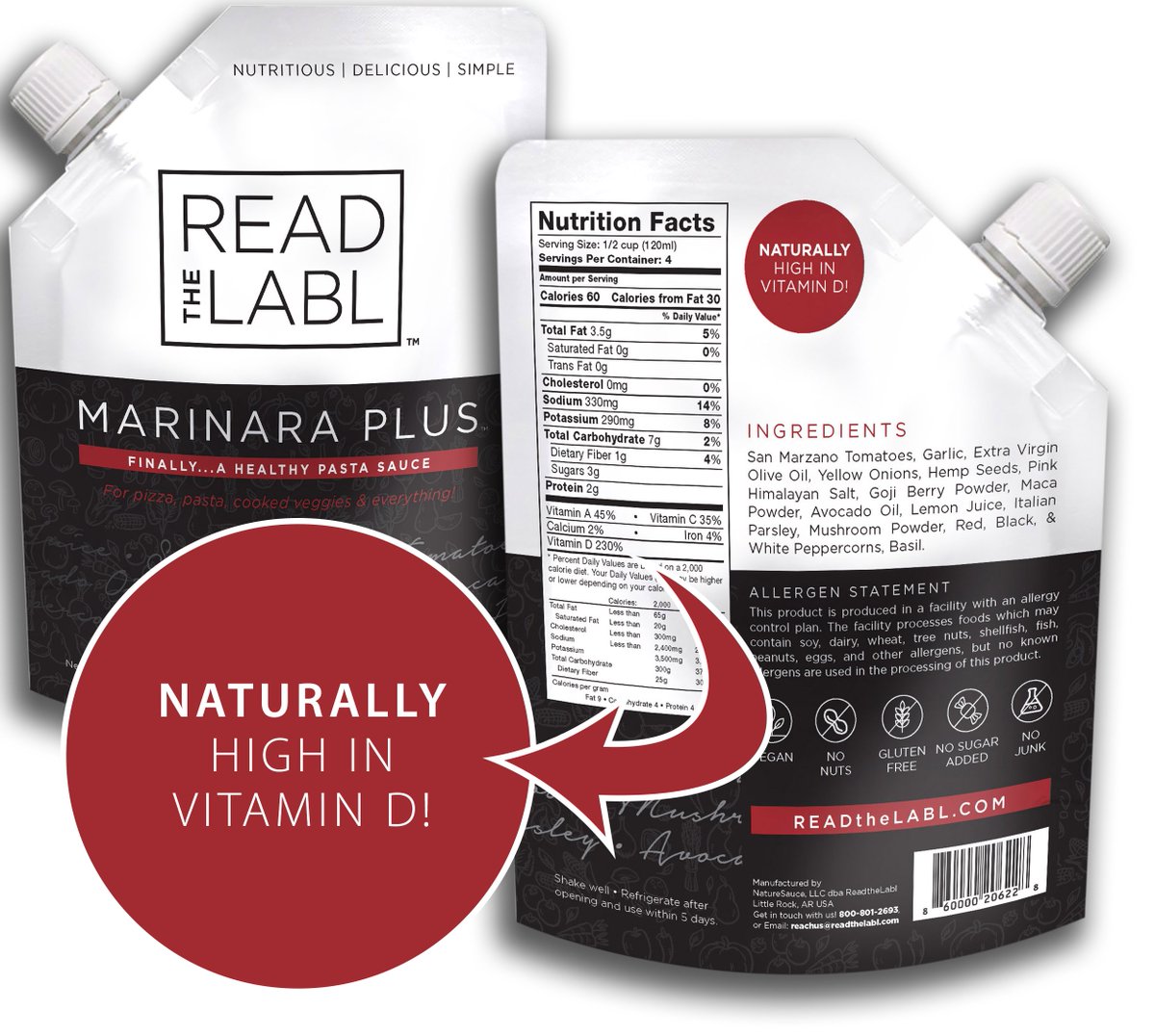 ReadtheLabl's tweet image. 8️⃣It’s lonely at the top...of the Vitamin D category at least! Follow us on Instagram and Facebook to learn more about @ReadtheLabl.
#ReadtheLabl #sauce #healthysauce #pastasauce #specialtysauce