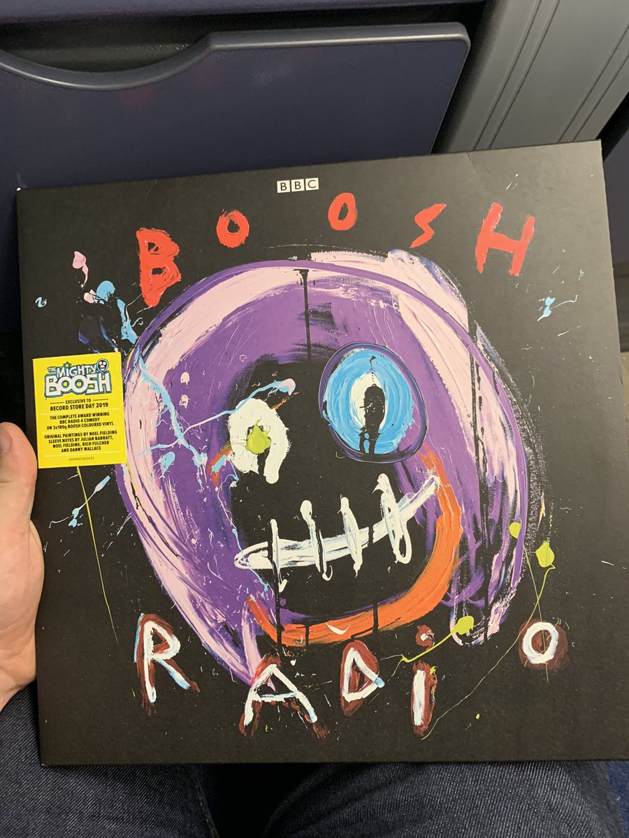 JsPovey's tweet photo. Very happy with one of my purchases on #RSD2019 from @noelfielding11 @julian_barratt Purchased from @SisterRayStore 
#mightyboosh https://t.co/hevwXQldtM