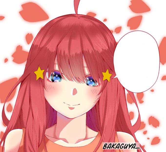 B ☁️さんがTwitterに投稿した中野五月(五等分の花嫁)のイラスト。