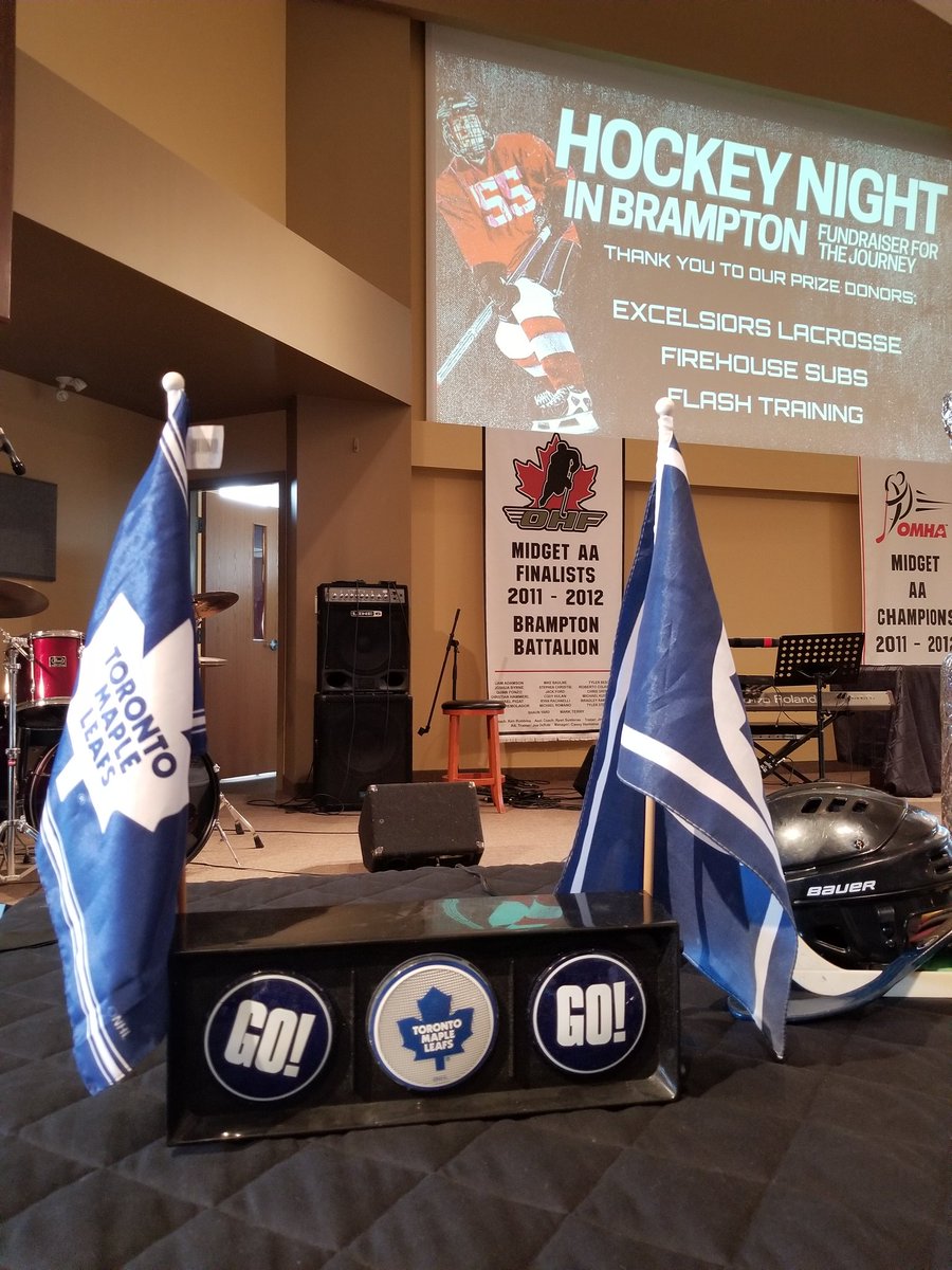 MichaelJGyovai's tweet photo. Doors are about to Open in 15 Minutes at North Bramalea United Church for "Hockey Night in Brampton" Fundraiser for the Journey Neighborhood Centre with Special Guest Speaker @JustineBlainey 

Yes...
We will have the Leafs game on.
@JamieHoltom1 
@TheJourneyCtr 
@BramptonFocus https://t.co/lhS8IEdRgS