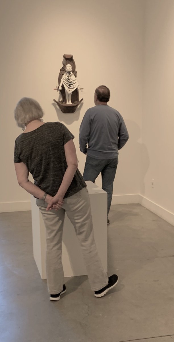 PenceGallery's tweet photo. If you didn’t get a chance to stop by the ArtAbout reception yesterday, make sure you still come and check out the new exhibits we have featuring here. See other gorgeous pieces like this one in the “Walk On The Wild Side” group show!               #art #artist #ceramic #new https://t.co/YkikC36PHF