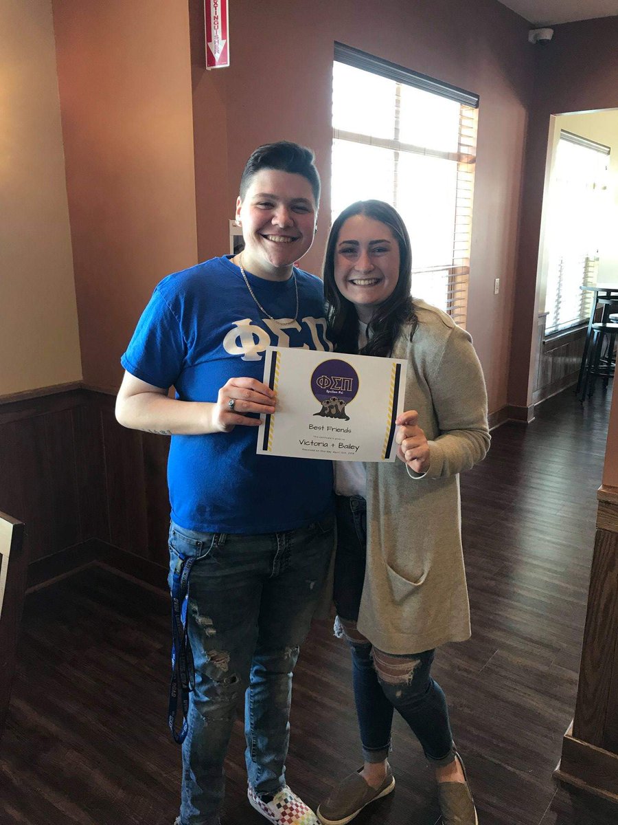 GVPhiSigmaPi's tweet photo. Today we had our Founder's Day party! Brothers had a great time and even received Otter Awards! A big thank you to our historian, Sophie, and everyone else who made this event happen! 💜💛 https://t.co/WBX0wDClxG