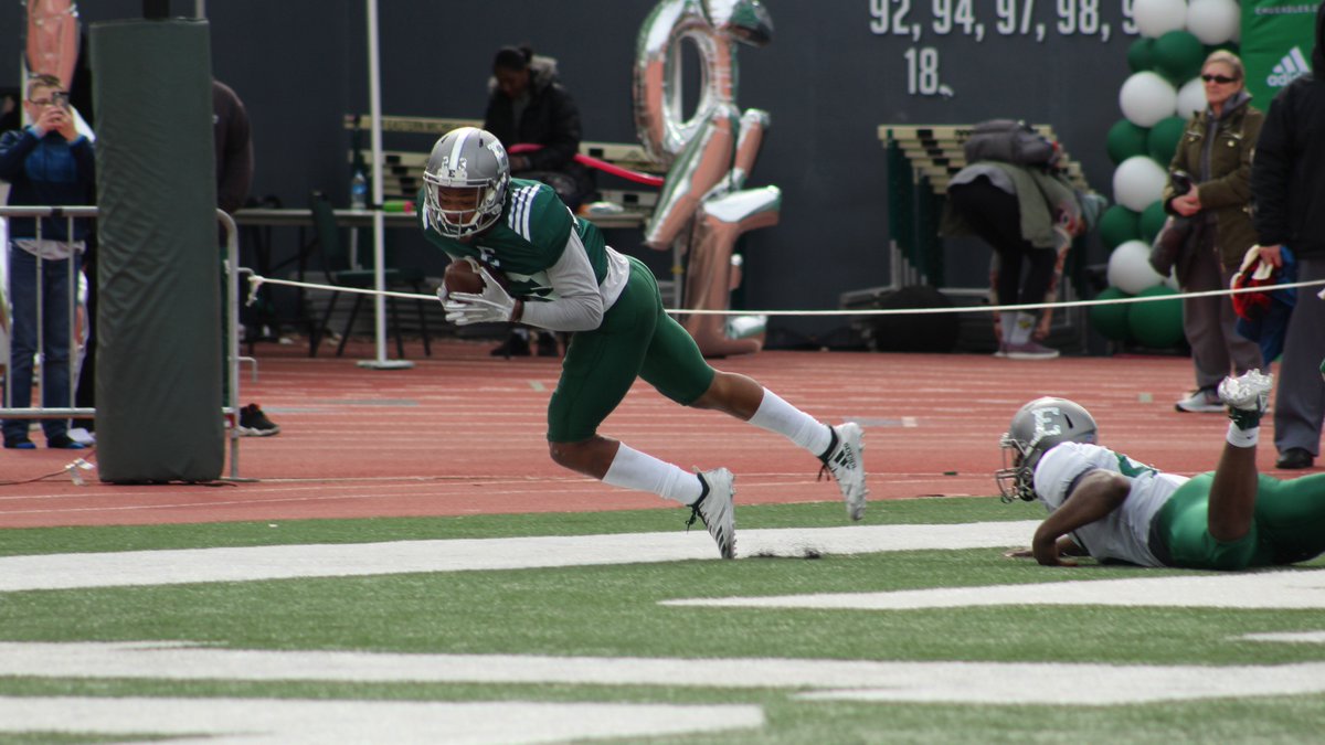 Check out today's #FramesOfTheGame from <a href="/EMUFB/">Eastern Michigan Football</a>'s 2019 Spring Game as Team Fink defeated Team Hale 14-7.

📸 Full gallery: bit.ly/2Xc3x0m

#EMUEagles | #SpringGame2K19