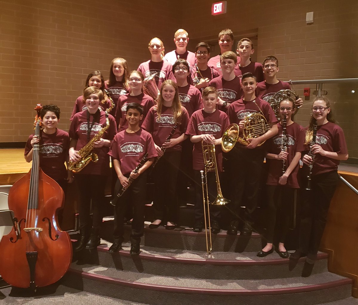 CCMSBand_Orch's tweet photo. Great musicians and representatives of CCMS. These kids were fantastic this weekend at #LLMEA County Band. #ProudDirector #FalconPride https://t.co/bWOLtZI7yX