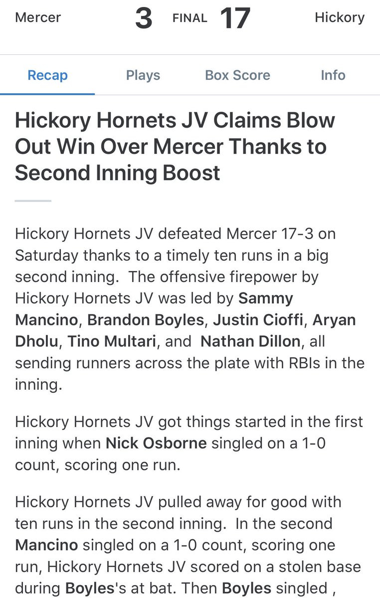 Hickory Baseball tweet media