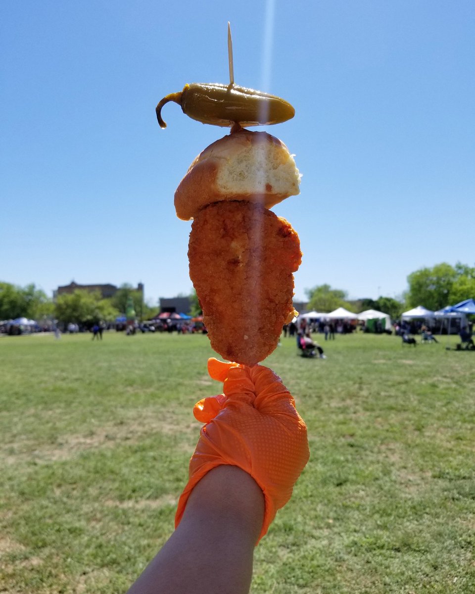 You can't have a party without chicken on a stick! #TasteOfTheSouthside #TasteOfSouthSA #SanAntonio #TasteOfTheSouthsideSA #LiveFromTheSouthside