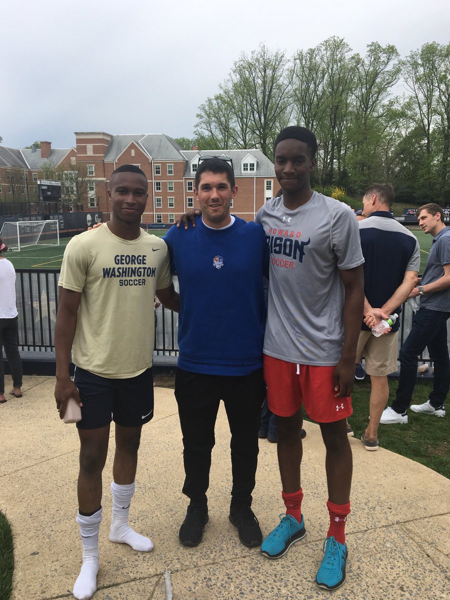 shssoccerteam's tweet photo. Always great to see two alumni play each other. Good luck in your spring seasons! https://t.co/MHdfsD50Bo