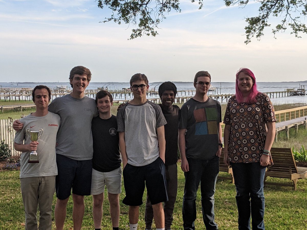 CU_Cyber's tweet photo. CU Cyber brought home the gold at the fantastic and fun @palmettodfc! Can’t wait for next year! #CTF #WeDaBest https://t.co/sl4PKDigFm