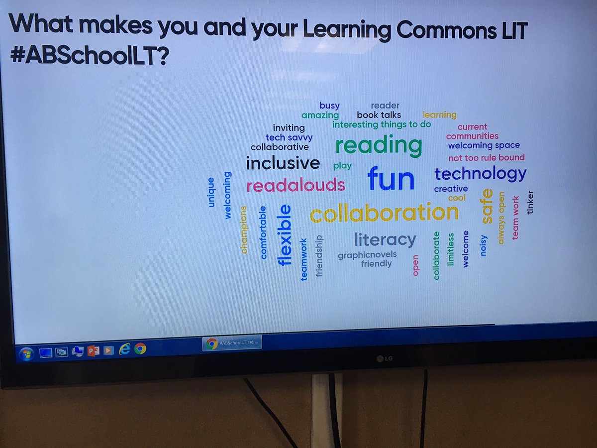 We had a great session today @AALTLibraryTech conference! Let’s keep sharing with our # #abschoollt. Thanks so much to everyone who joined us. Such great discussions!! #librarylove #librarytechs.