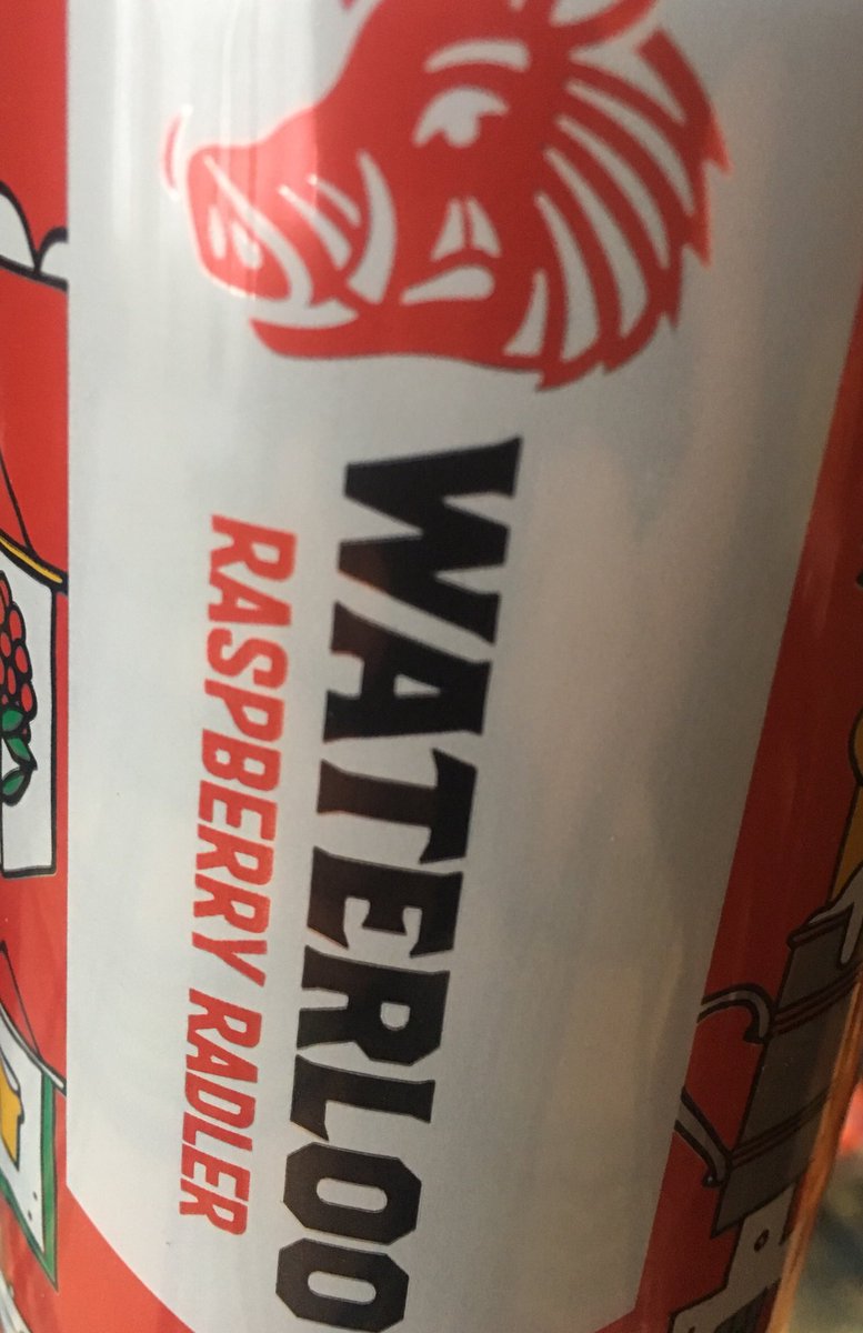 KellyHoldaway's tweet photo. I may have just found my new favourite drink - just in time for summer 2019 from @WaterlooBrewing #raspberryradler #summer2019 https://t.co/Z2aF8Bgd4l