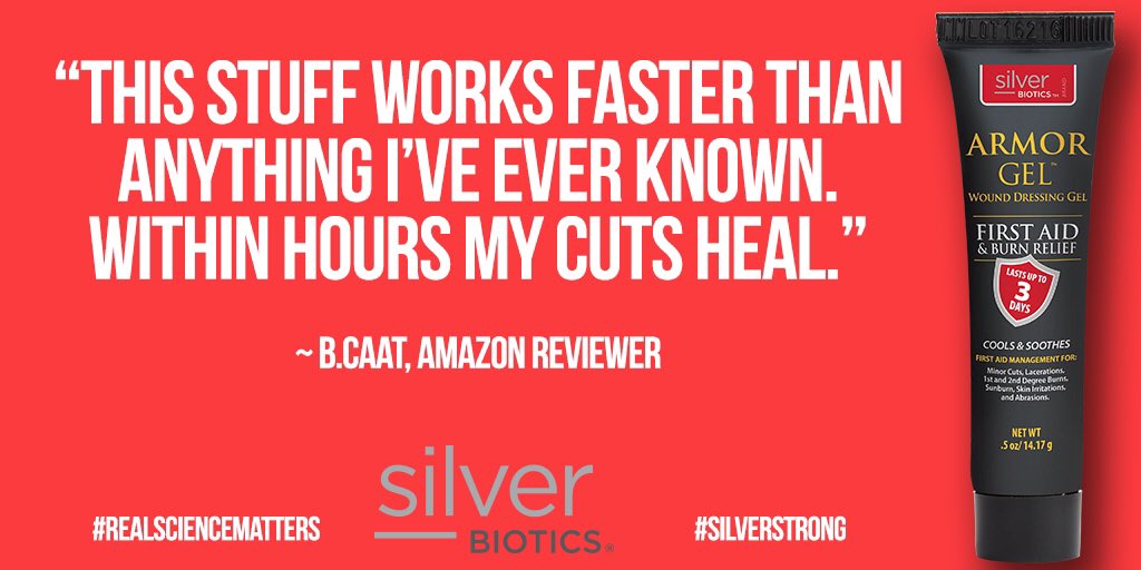 SilverBiotics's tweet photo. Glad we could help!  👍FIND US https://t.co/LunGn20b44  …#silverbiotics #silverstrong #armorgel #realsciencematters #riteaid #firstaidgel #tattoocare #silvertechnology #walgreens #firstaid #firstaidkit #shoprite #reviews #review #productreview #productreviews #amazonreview https://t.co/C8DXbCtXqQ