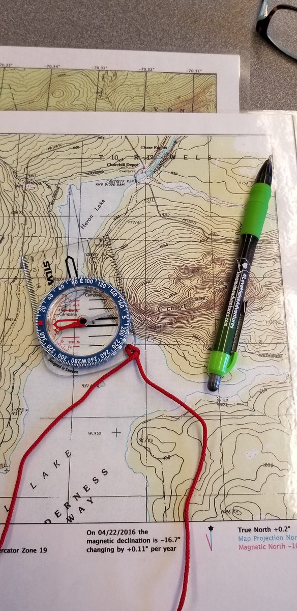 adventuresof_DD's tweet photo. As it turns out I am pretty good at this #mapandcompass skills! #Navigation #maineguide #lovemaineadventures #hiking https://t.co/yhGtcB0EOo